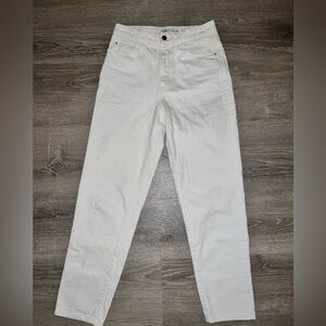 Zara Classic White Jeans